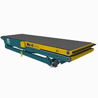 Belt conveyor driven rollerhorizontalinclined