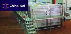 Immersion cooking unit for sausages