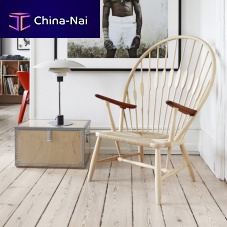 Traditional armchair pp550 ropewoodenhigh-back