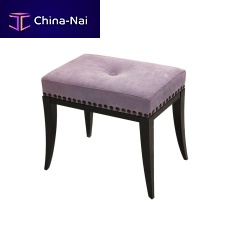 Traditional stool SWELLwooden baseupholstered