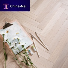 Engineered parquet floor AQUA WHITEoakmatteglued