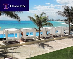 Contemporary day-bed IBIZAfabricoutdoorcommercial