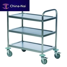 Service cart 2243stainless steelplatform3 levels