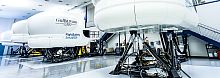 Flight simulation cabin trainingcockpitAirbus