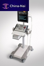 Portable, with trolley ultrasound system ALBITfor multipurpose ultrasound imagingB/Wcolor doppler