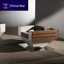 Contemporary armchair Convivio & Simposiocottonfiberglassepoxy