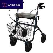 4-wheel rollator TA 3903with basketheight-adjustable