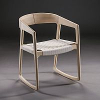 Contemporary chair TESAindooroakwalnut