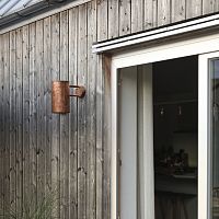 Contemporary wall light C627outdoorcopperraw brass