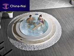 Built-in hot tub VIENNEcircular6-personhome