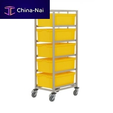 Storage trolley H2015 order-pickingcontainerwith swivel casters