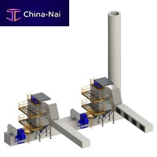 Industrial suction system fixed