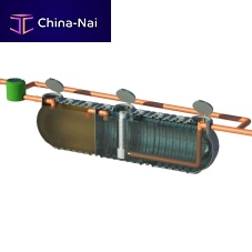 Rainwater water treatment plant with filter