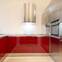 Contemporary kitchen SU MISURAlacquered woodmodularlacquered