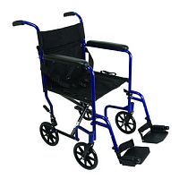 Passive wheelchair TCA1916BL outdoorindoorwith legrest