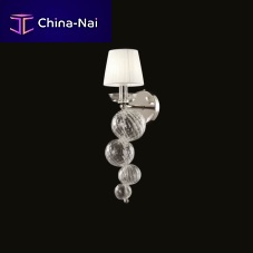 Contemporary wall light PLANETindoorblown glassMurano glass