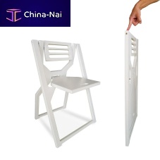 Contemporary chair JOLLY whiteplywoodbambooplywood base