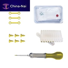 Non-absorbable cranial fixation system MCF-AIO-SET