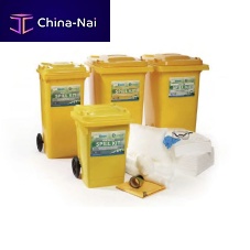 Plastic waste bin SK seriesfor liquid wastewith lid2-wheel
