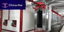 Spray washing line stainless steel