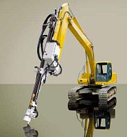 Excavator drill attachment Fleximaster