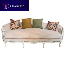 Classic sofa D'AUREVILLYfabricgraybrown