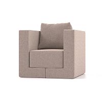 Bed armchair Q6contemporaryfabricgray
