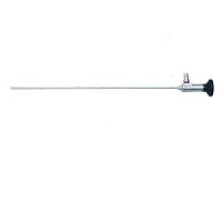 Wide-angle ureteroscope straight