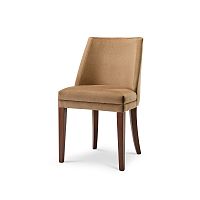 Contemporary chair MILANO Sindoorvelvetsynthetic leather