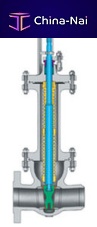Disc valve with handwheelregulatingpressure seal