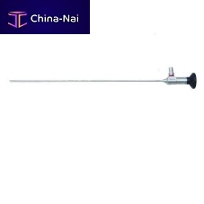 Wide-angle ureteroscope straight