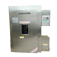 Meat smoking chamber for fish