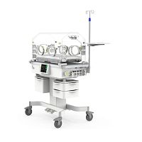 Neonatal incubator on casters EcoLa3000 height-adjustableTrendelenburgwith touchscreen