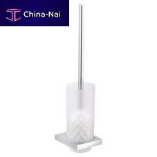 Chromed metal toilet brush 11164glasswall-mountedfloor-mounted