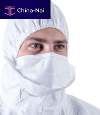 Reusable face mask BioClean BDBShalf-maskfor the food industrywhite