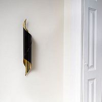 Contemporary wall light TULIPindoorpolished brassincandescent