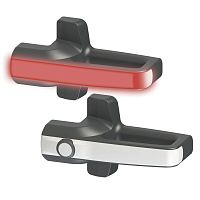Handle with electrical switching function P-KUBE Krome Seriesfunctionalmachinedoor