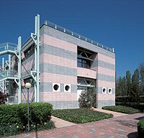 Hollow concrete block LECABLOCCO ®light aggregateexpanded clay aggregatefor facade