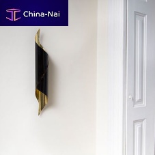 Contemporary wall light TULIPindoorpolished brassincandescent