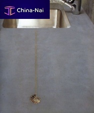 Single-bowl kitchen sink with drainboardstainless steelintegrated