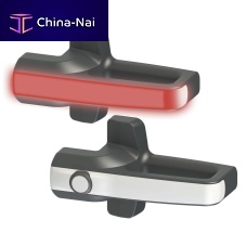 Handle with electrical switching function P-KUBE Krome Seriesfunctionalmachinedoor