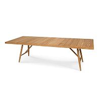 Contemporary dining table BELUGAteakteak baserectangular