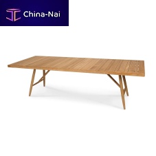 Contemporary dining table BELUGAteakteak baserectangular