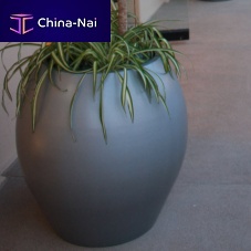 Ceramic plant pot AQUARIAN concretefiberglassglass fiber reinforced concrete