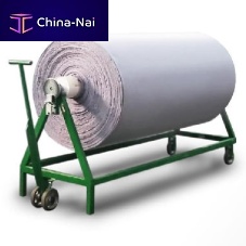 Winding trolley A-FRAMEmetalfor rolls