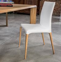 Contemporary chair ARAGONAoakfabricleather