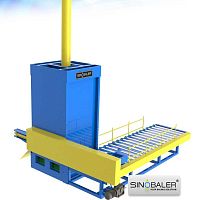 Vertical baling press SVB2-MD-400Afront-loadingfor drumsautomatic