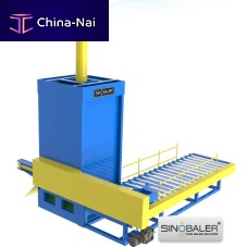 Vertical baling press SVB2-MD-400Afront-loadingfor drumsautomatic
