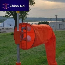 Airport wind cone HP0908with mastinternally illuminated