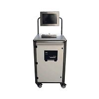 Data workstation MOBINOXcomputermobileheight-adjustable